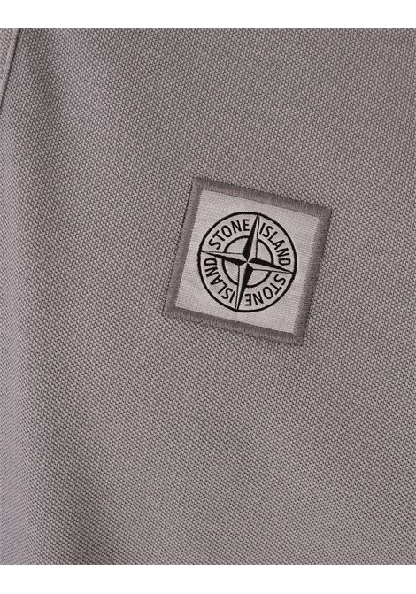 Polo In Piquet Di Cotone Grigio Perla STONE ISLAND | K1S1522002SC-S0067V0061